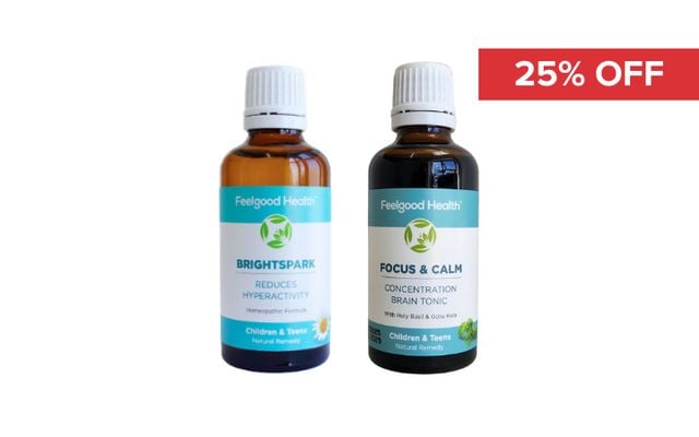 25% Off Feelgood Health BrightSpark & Feelgood Focus & Calm Cover Image